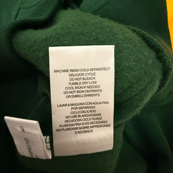 Green Bay Packers Men's G-III Sports/ Carl Banks Green Full-Zip Hoodie Sz S NWT - Picture 9 of 10